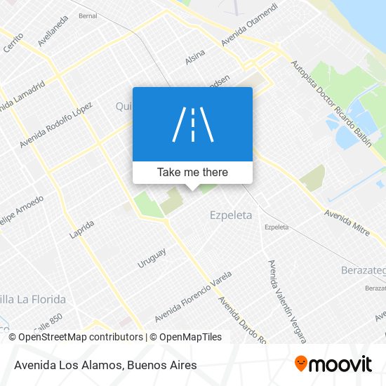 Avenida Los Alamos map