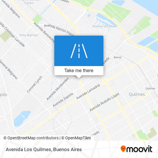 Avenida Los Quilmes map