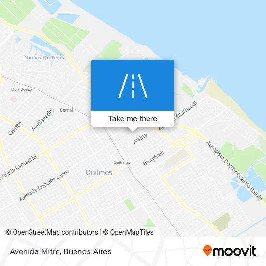 Avenida Mitre map