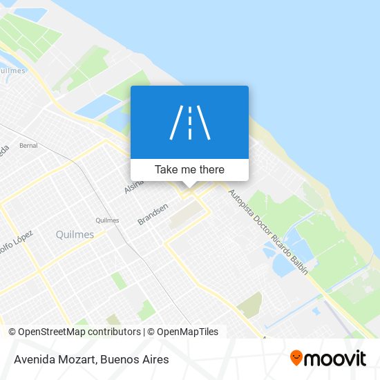 Avenida Mozart map