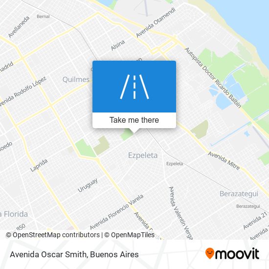 Avenida Oscar Smith map