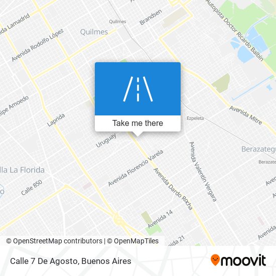 Calle 7 De Agosto map