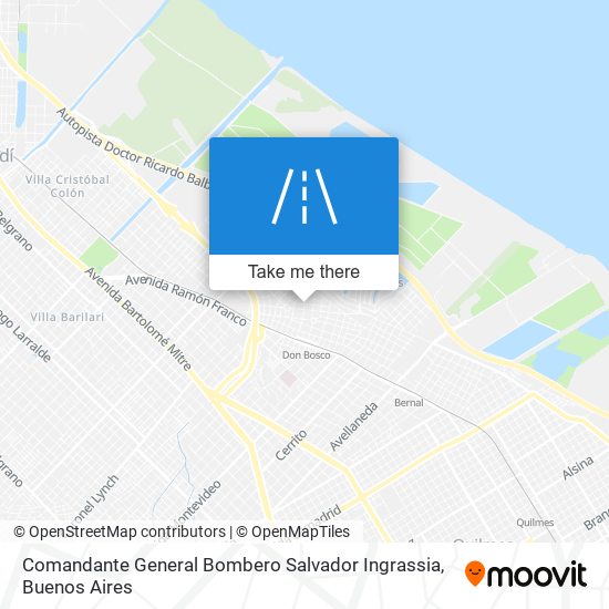 Mapa de Comandante General Bombero Salvador Ingrassia