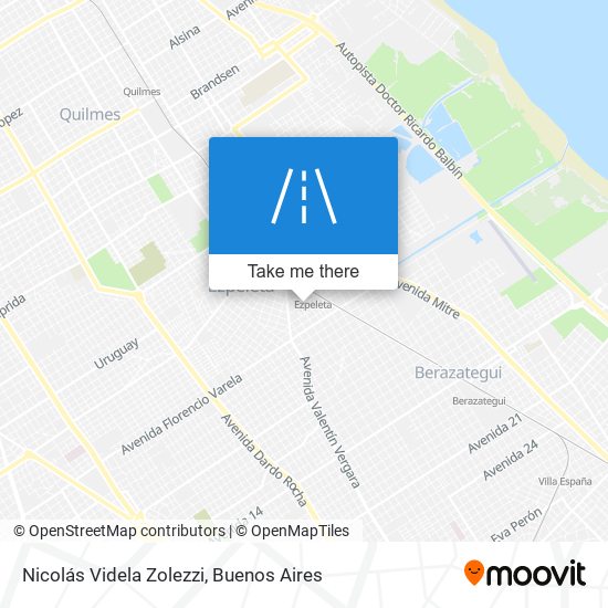 Nicolás Videla Zolezzi map