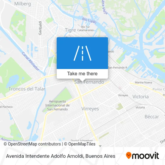 Avenida Intendente Adolfo Arnoldi map