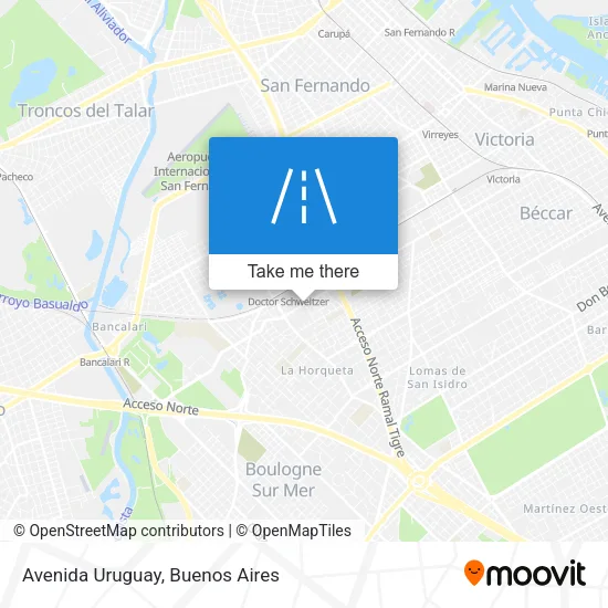 Avenida Uruguay map