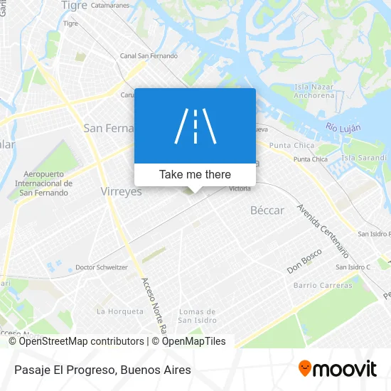 Pasaje El Progreso map