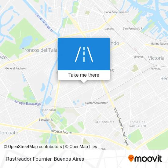 Rastreador Fournier map