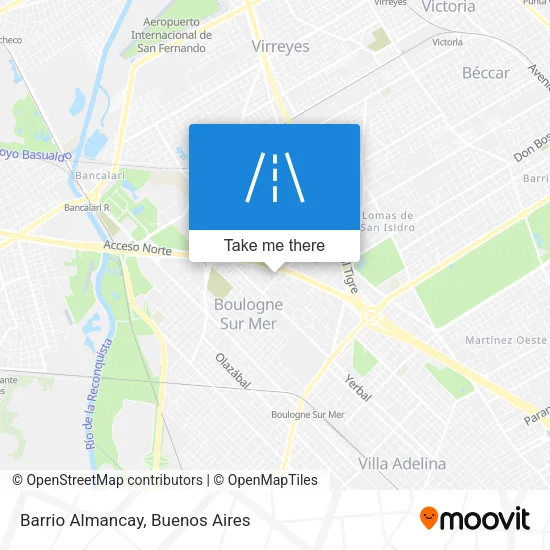 Barrio Almancay map