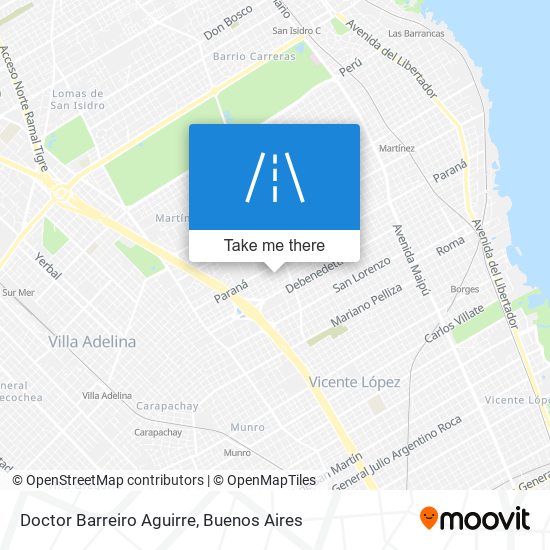 Doctor Barreiro Aguirre map