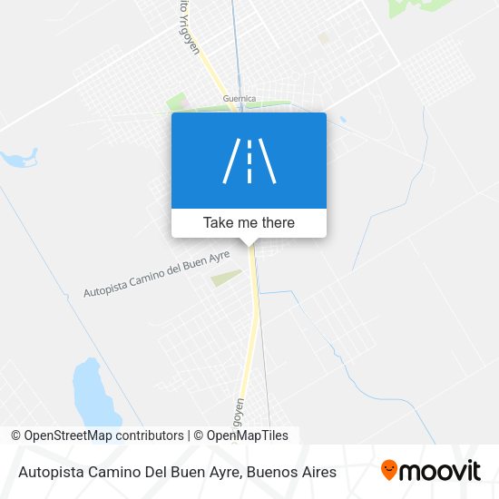 Mapa de Autopista Camino Del Buen Ayre