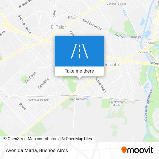 Avenida María map