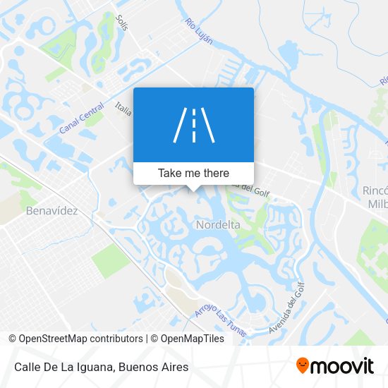 Calle De La Iguana map