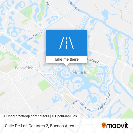 Calle De Los Castores 2 map