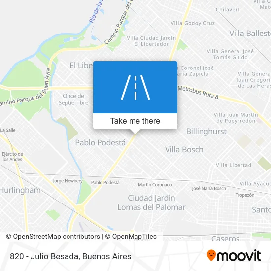 820 - Julio Besada map