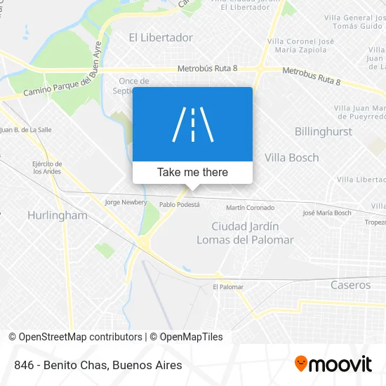 846 - Benito Chas map