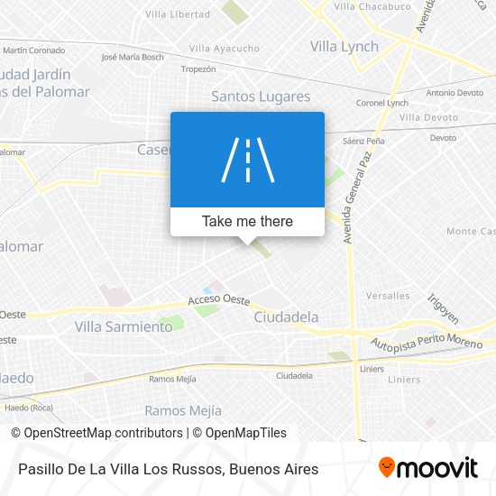 Pasillo De La Villa Los Russos map