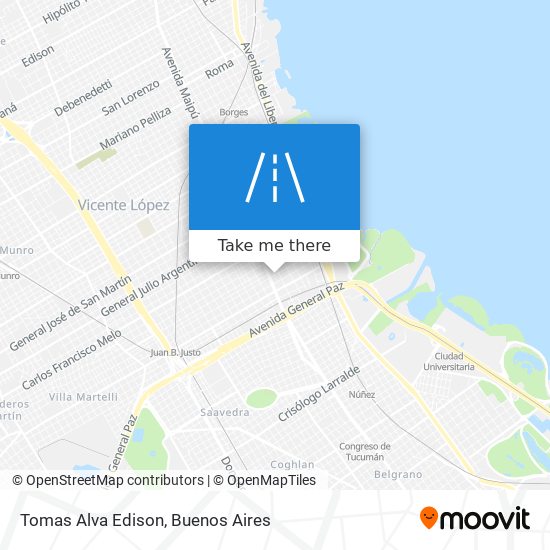 Tomas Alva Edison map