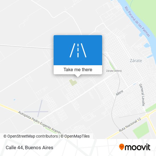 Calle 44 map