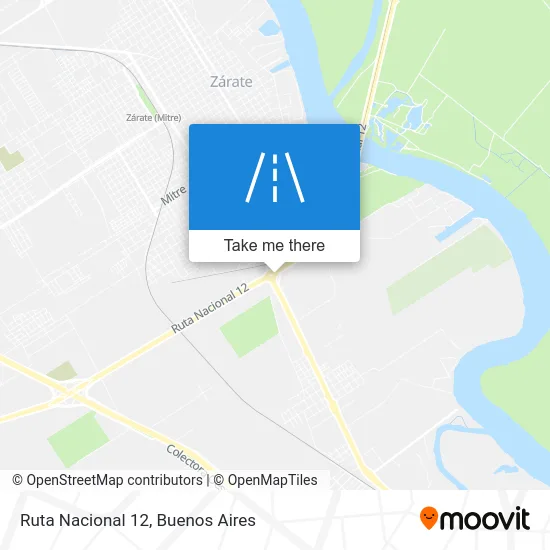 Ruta Nacional 12 map