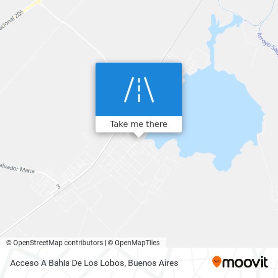 Acceso A Bahía De Los Lobos map