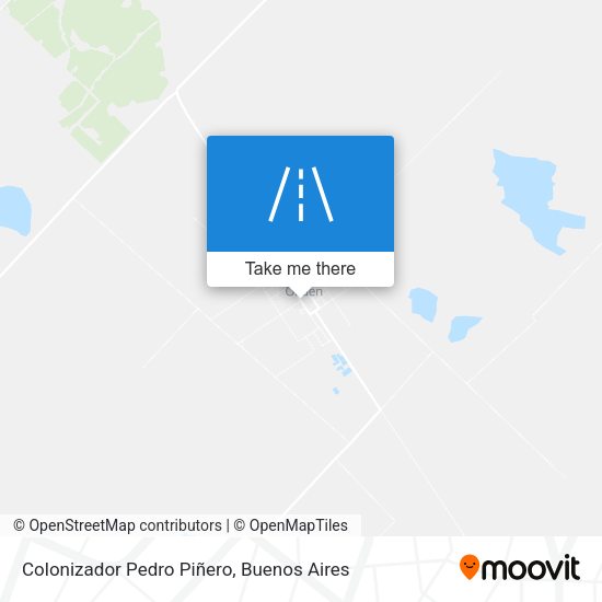 Colonizador Pedro Piñero map