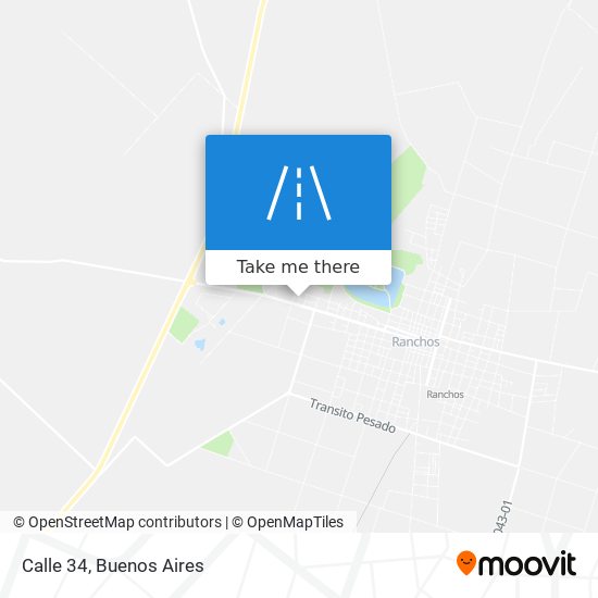 Calle 34 map