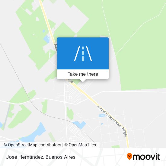Mapa de José Hernández