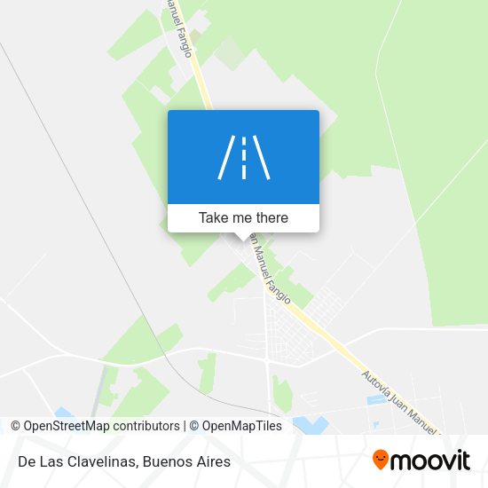 De Las Clavelinas map