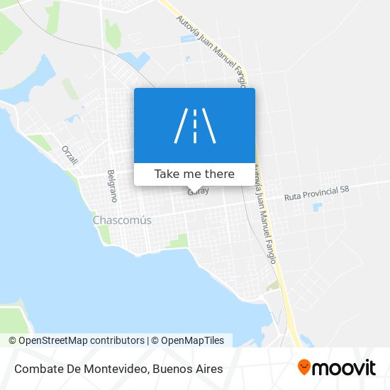 Combate De Montevideo map