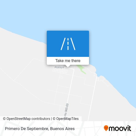 Primero De Septiembre map