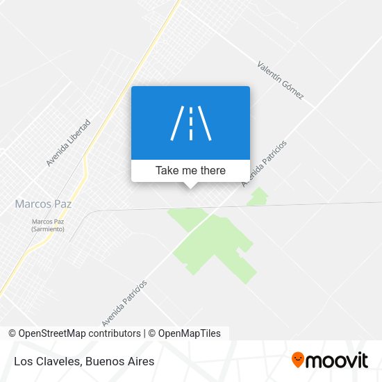 Mapa de Los Claveles