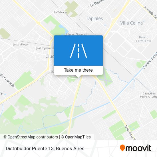 Mapa de Distribuidor Puente 13