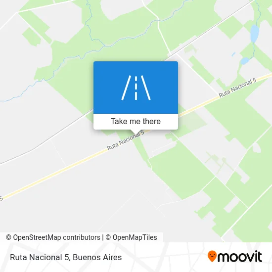 Ruta Nacional 5 map