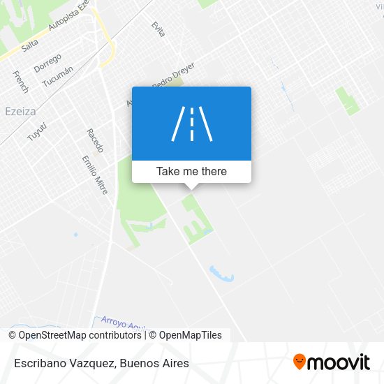 Mapa de Escribano Vazquez