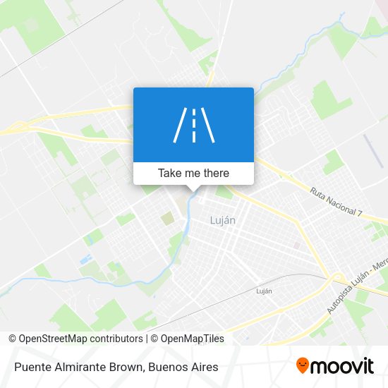 Mapa de Puente Almirante Brown