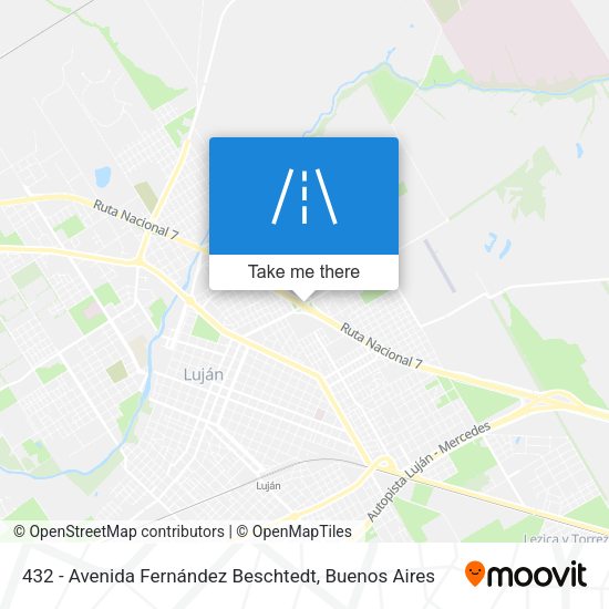 432 - Avenida Fernández Beschtedt map