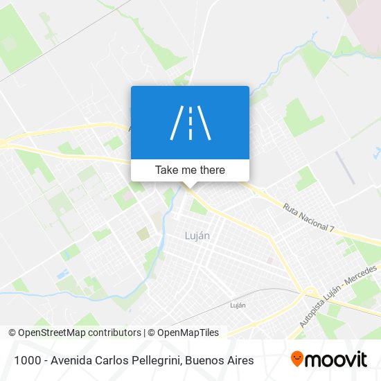 Mapa de 1000 - Avenida Carlos Pellegrini