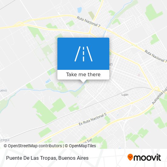 Puente De Las Tropas map