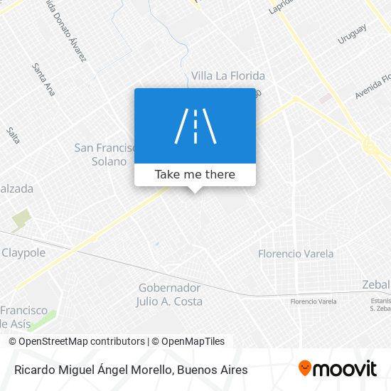 Ricardo Miguel Ángel Morello map