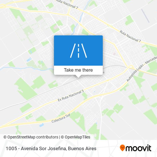 1005 - Avenida Sor Josefina map