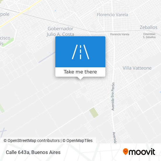 Calle 643a map