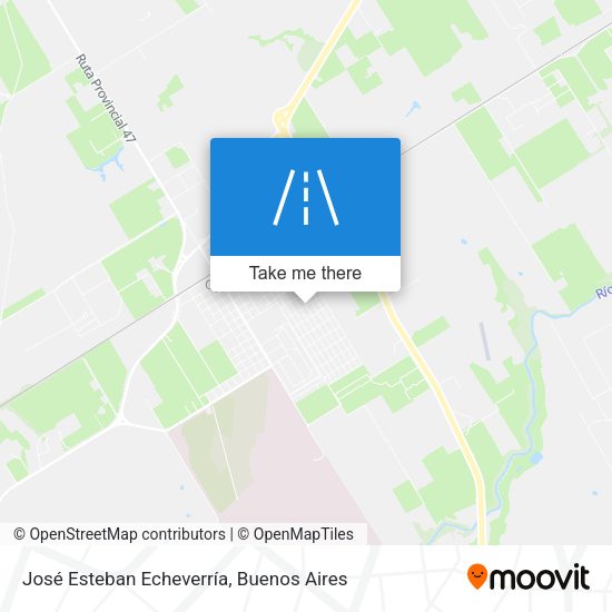 Mapa de José Esteban Echeverría