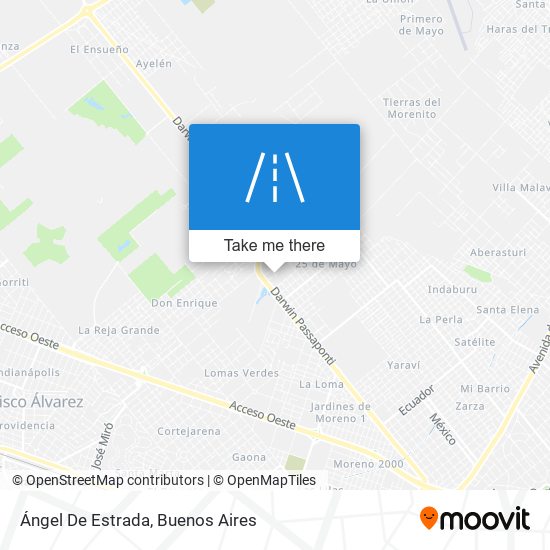 Ángel De Estrada map