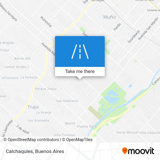Calchaquíes map
