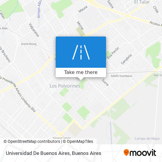 Universidad De Buenos Aires map