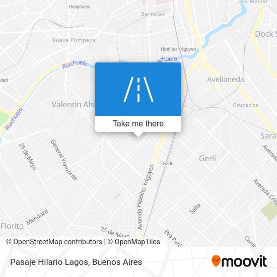 Pasaje Hilario Lagos map
