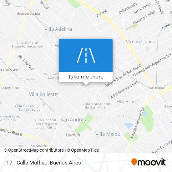 17 - Calle Matheo map