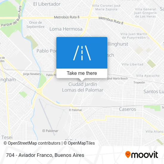 704 - Aviador Franco map