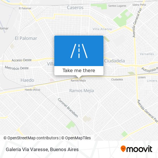 Galería Via Varesse map